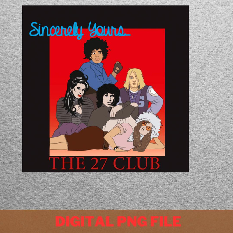 The 27 Club Legendary Ballads PNG, 27 Club PNG, Black Music Digital Png Files.jpg