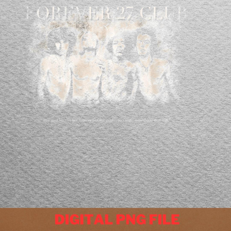 The 27 Club Musical Icons PNG, 27 Club PNG, Black Music Digital Png Files.jpg