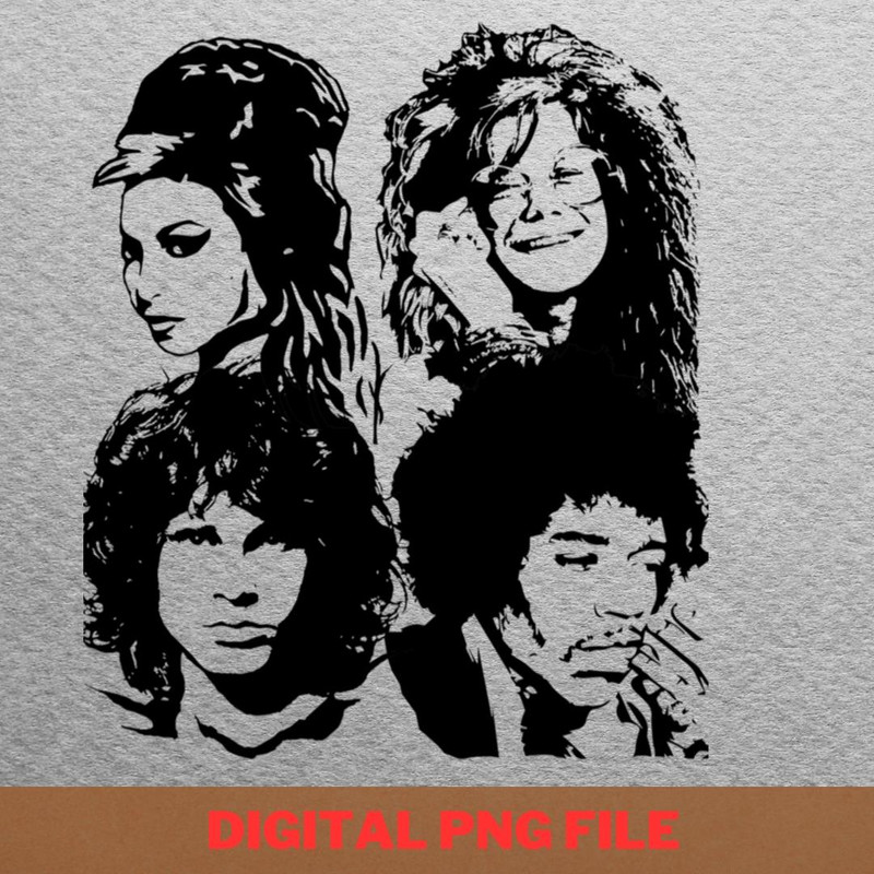 The 27 Club Timeless Melodies PNG, 27 Club PNG, Black Music Digital Png Files.jpg