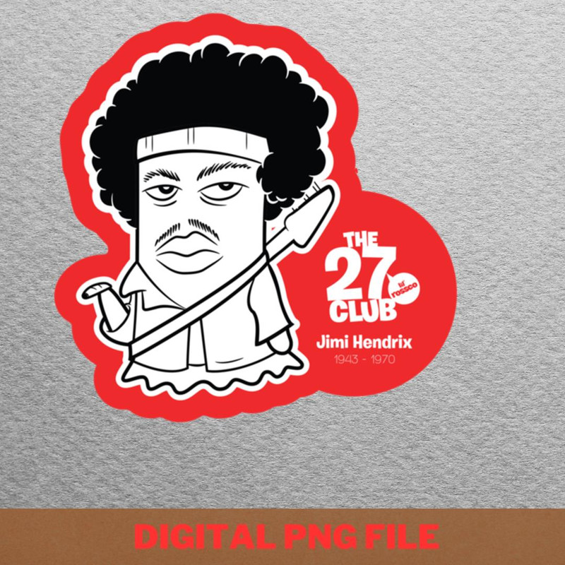 The 27 Club Tragic Endings PNG, 27 Club PNG, Black Music Digital Png Files.jpg