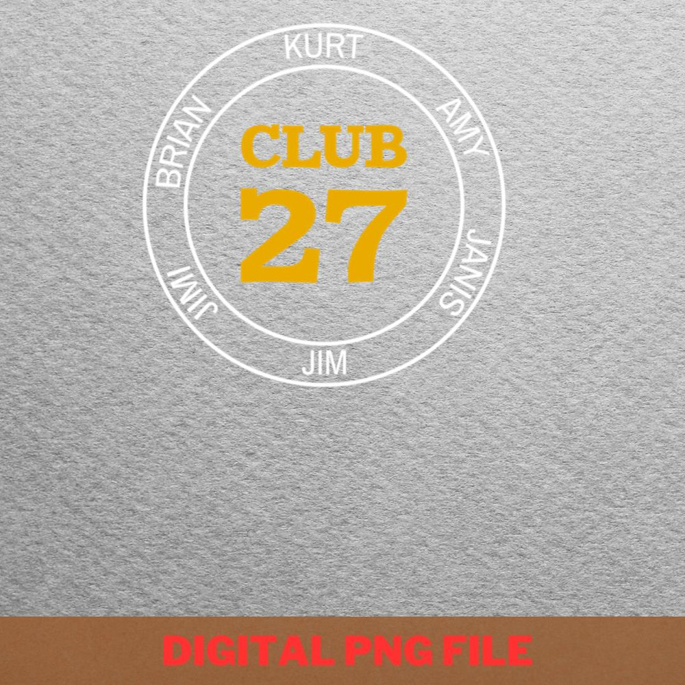 The 27 Club Unmatched Talent PNG, 27 Club PNG, Black Music Digital Png Files.jpg