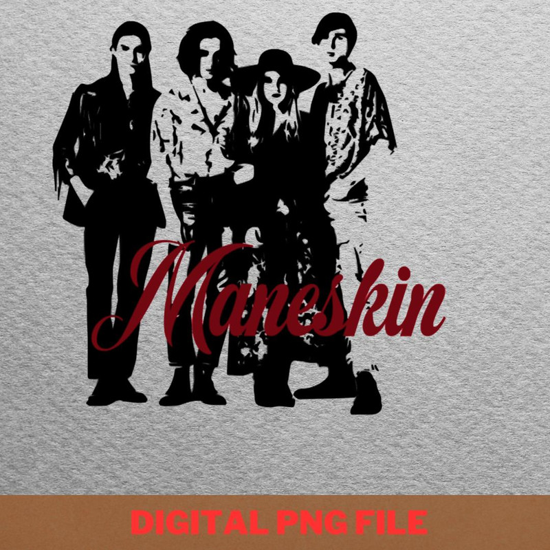 Maneskin All Out PNG, Maneskin PNG, Damiano David Digital Png Files.jpg