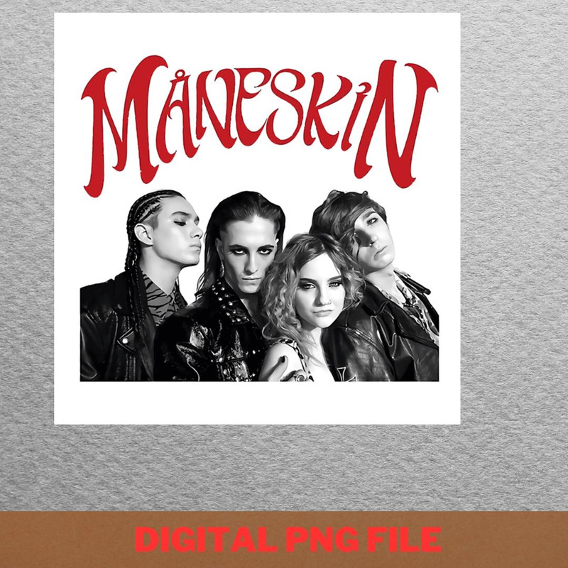Maneskin Beat Wave PNG, Maneskin PNG, Damiano David Digital Png Files.jpg