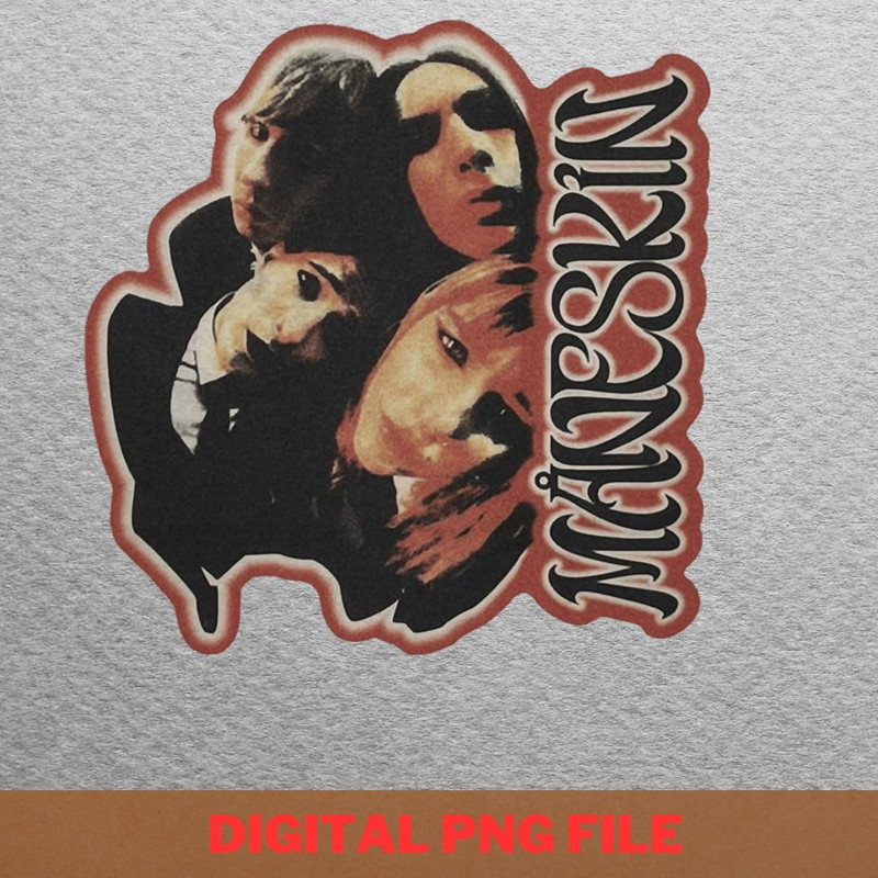 Maneskin Bold Rock PNG, Maneskin PNG, Damiano David Digital Png Files.jpg