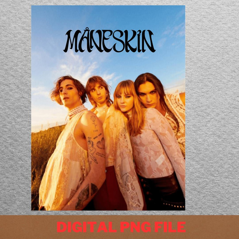 Maneskin Cool Rock PNG, Maneskin PNG, Damiano David Digital Png Files.jpg