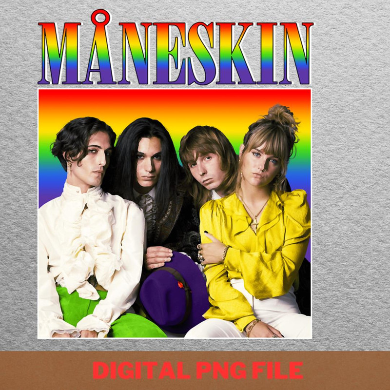 Maneskin Soundwave PNG, Maneskin PNG, Damiano David Digital Png Files.jpg