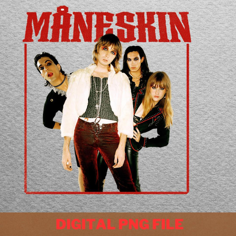 Maneskin Unleash Music PNG, Maneskin PNG, Damiano David Digital Png Files.jpg