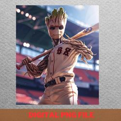 groot vs milwaukee brewers plant prowess png, groot png, milwaukee brewers digital png files