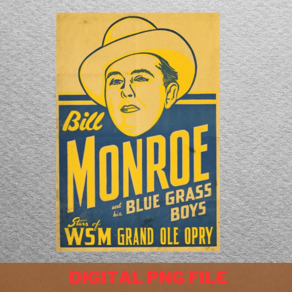 Bluegrass Agencies Promote PNG, Bluegrass PNG, Country Musician Digital Png Files.jpg