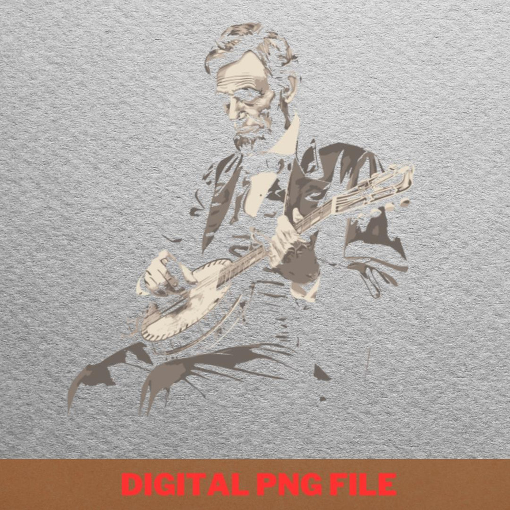 Bluegrass Banjos Resound PNG, Bluegrass PNG, Country Musician Digital Png Files.jpg