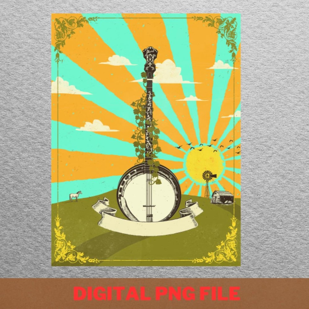 Bluegrass Retreats Relax PNG, Bluegrass PNG, Country Musician Digital Png Files.jpg