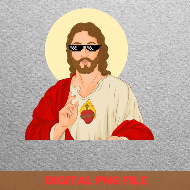 Jesus Meme Seraphic Smirks PNG, Jesus Meme PNG, Jesus Christ Digital Png Files.jpg