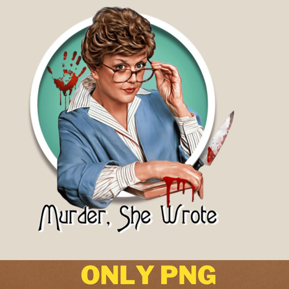 Murder She Wrote PNG, True Crime PNG, Serial Killer Digital Png Files.jpg