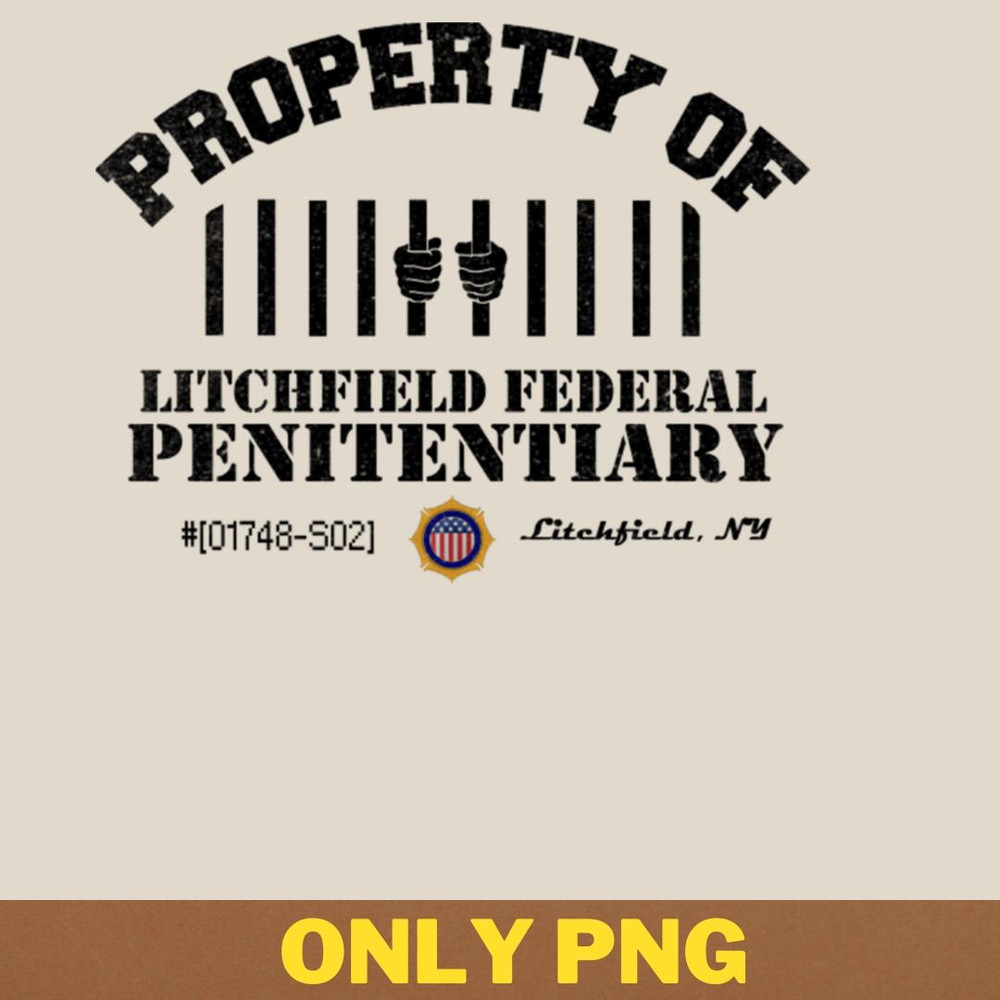 Property Of Litchfield PNG, True Crime PNG, Serial Killer Digital Png Files.jpg