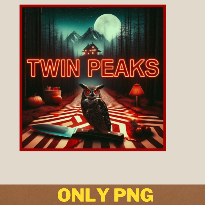 Twin Peaks PNG, True Crime PNG, Serial Killer Digital Png Files.jpg