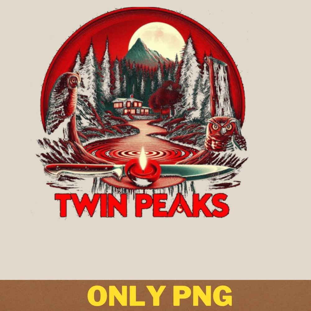 Twin Peaks By Iceman PNG, True Crime PNG, Serial Killer Digital Png Files.jpg