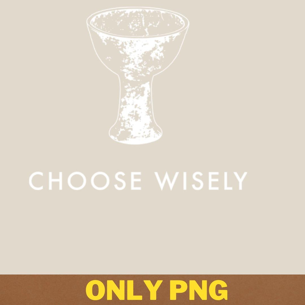 Action Adventure Choose Wisely Art PNG, Adventure Movies PNG, 80s Movies Digital Png Files.jpg