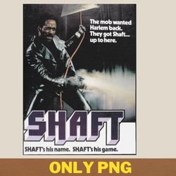 action adventure vintage shaft png, adventure movies png, 80s movies digital png files