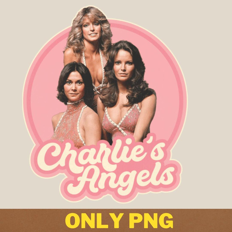Action Adventure Charlies Angels PNG, Adventure Movies PNG, 80s Movies Digital Png Files.jpg