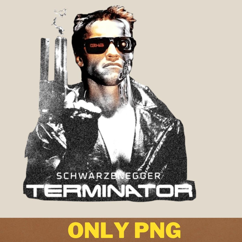Action Adventure The Terminator PNG, Adventure Movies PNG, 80s Movies Digital Png Files.jpg