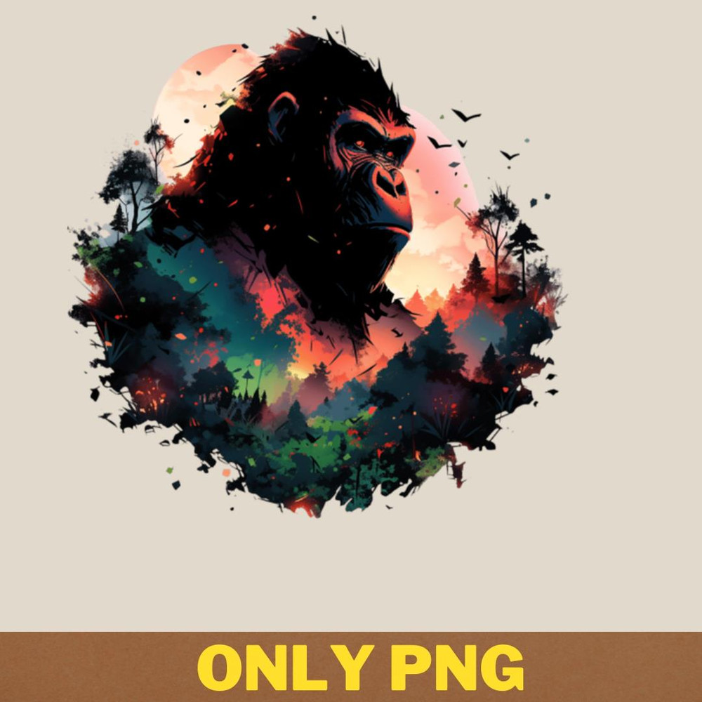 Action Adventure King Kong By Skatermoment PNG, Adventure Movies PNG, 80s Movies Digital Png Files.jpg