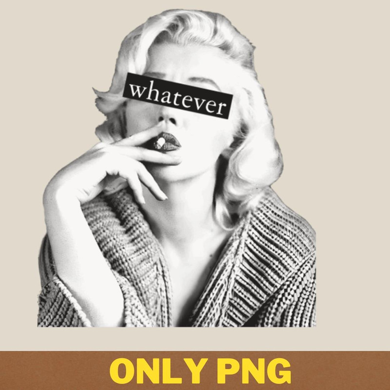 Action Adventure Marilyn Monroe Whatever PNG, Adventure Movies PNG, 80s Movies Digital Png Files.jpg