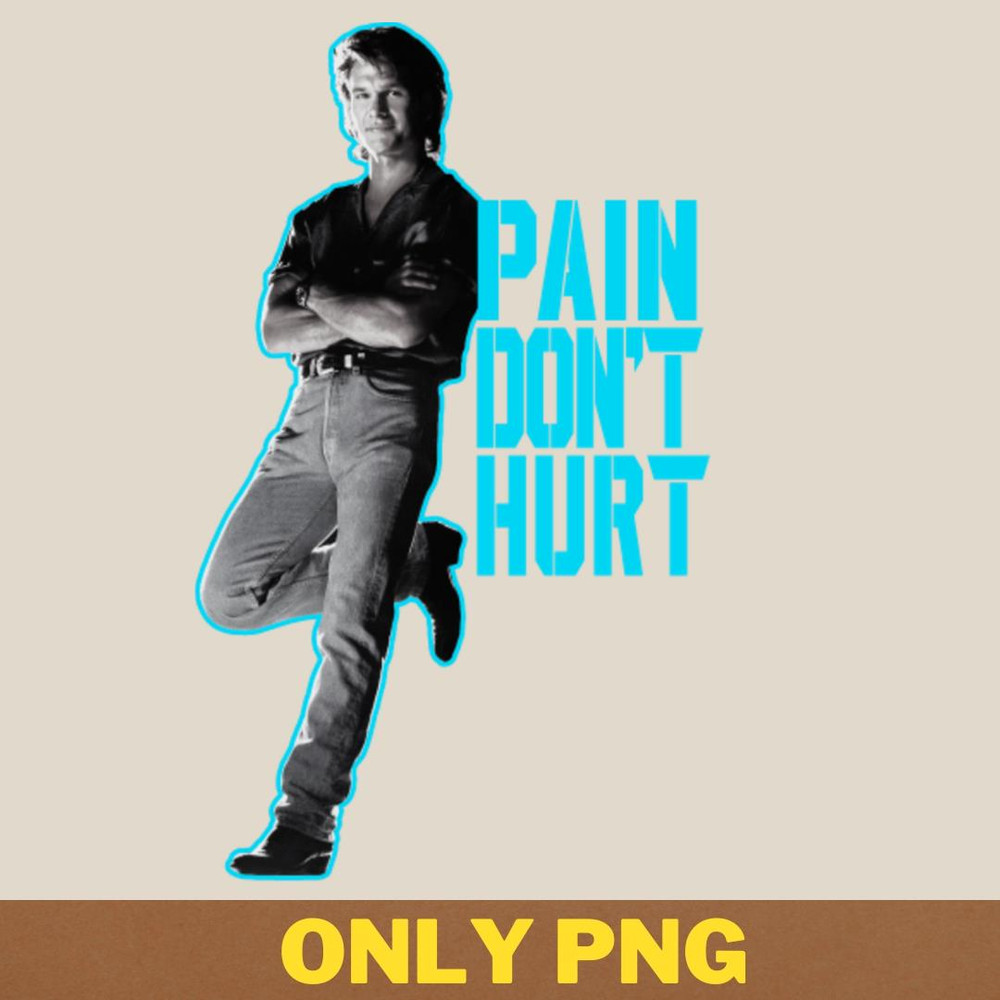 Action Adventure Pain Dont Hurt PNG, Adventure Movies PNG, 80s Movies Digital Png Files.jpg