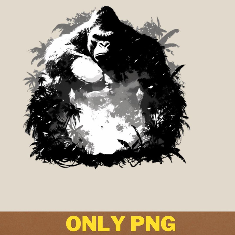 Action Adventure King Kong PNG, Adventure Movies PNG, 80s Movies Digital Png Files.jpg