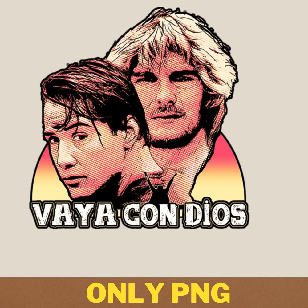 Action Adventure Vaya Con Dios By Van Bouten PNG, Adventure Movies PNG, 80s Movies Digital Png Files.jpg