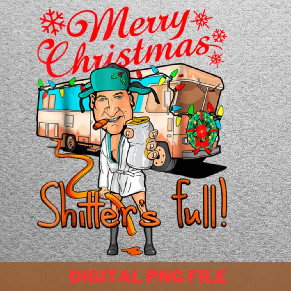 Cousin Eddie Highjinks PNG, Cousin Eddie PNG, Merry Christmas Digital Png Files.jpg