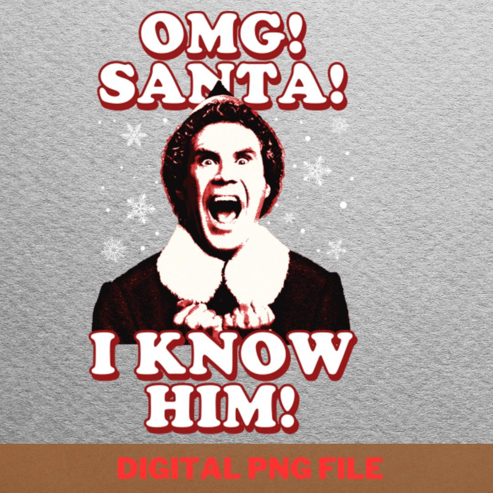 Buddy The Elf Christmas Good Vibes PNG, Elf Christmas PNG, Elf Movie Digital Png Files.jpg