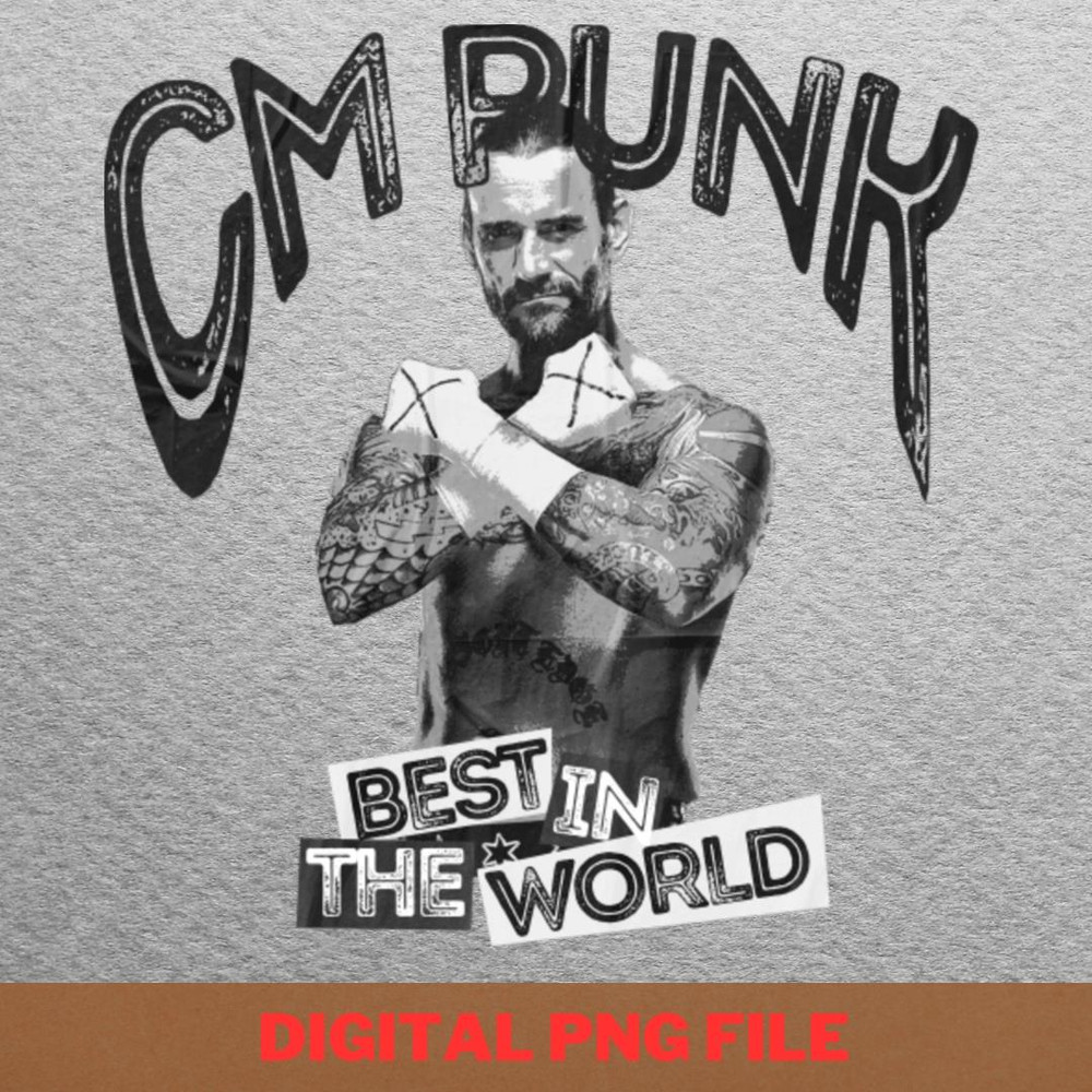 Cm Punk Rebel PNG, Wwe Raw PNG, Wwe Smackdown Digital Png Files.jpg