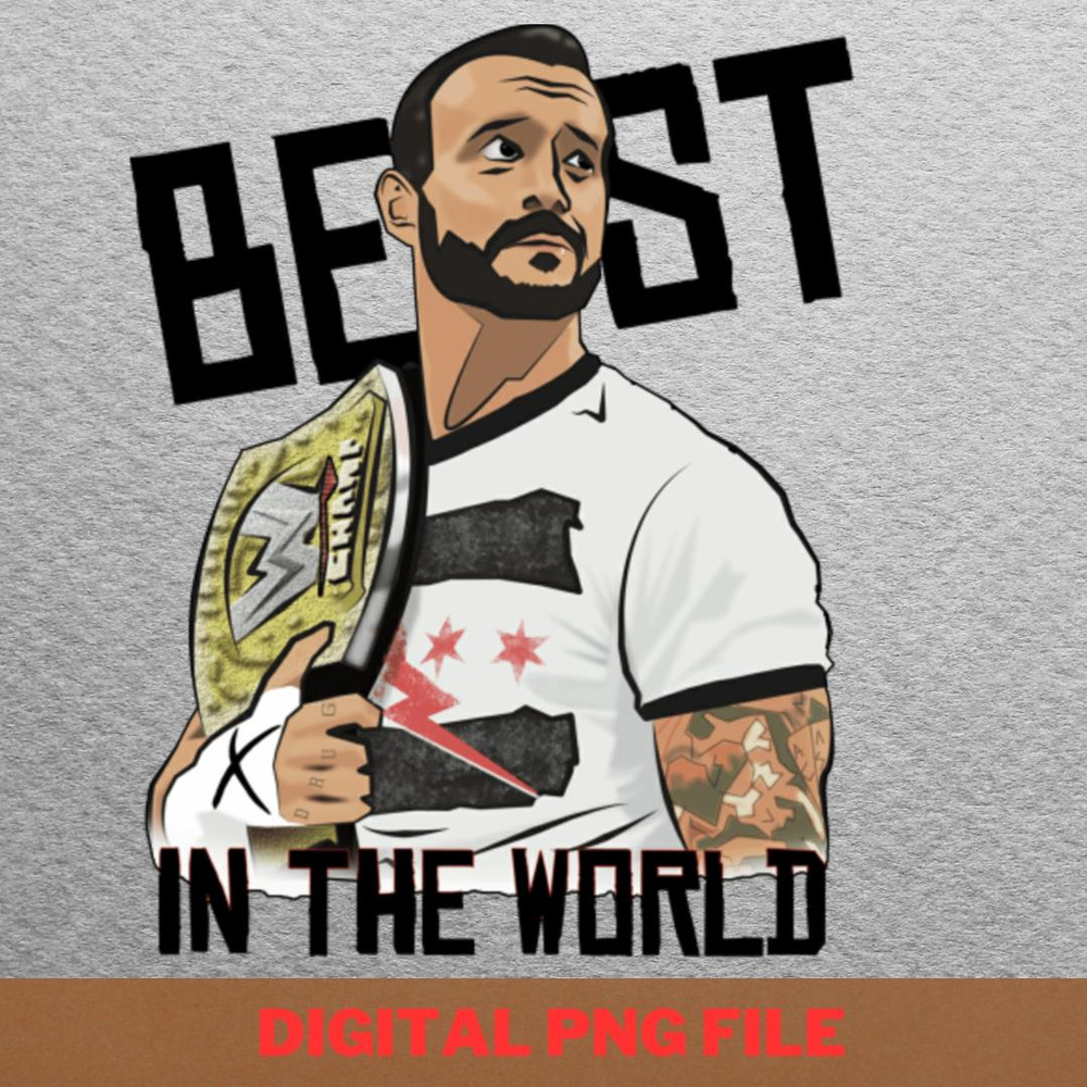 Cm Punk Unyielding PNG, Wwe Raw PNG, Wwe Smackdown Digital Png Files.jpg