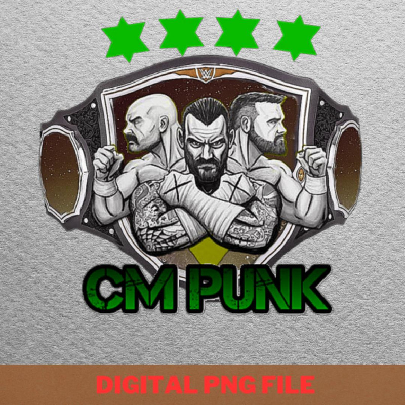 Cm Punk Gamechanger PNG, Wwe Raw PNG, Wwe Smackdown Digital Png Files.jpg
