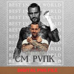 cm punk robust png, wwe raw png, wwe smackdown digital png files