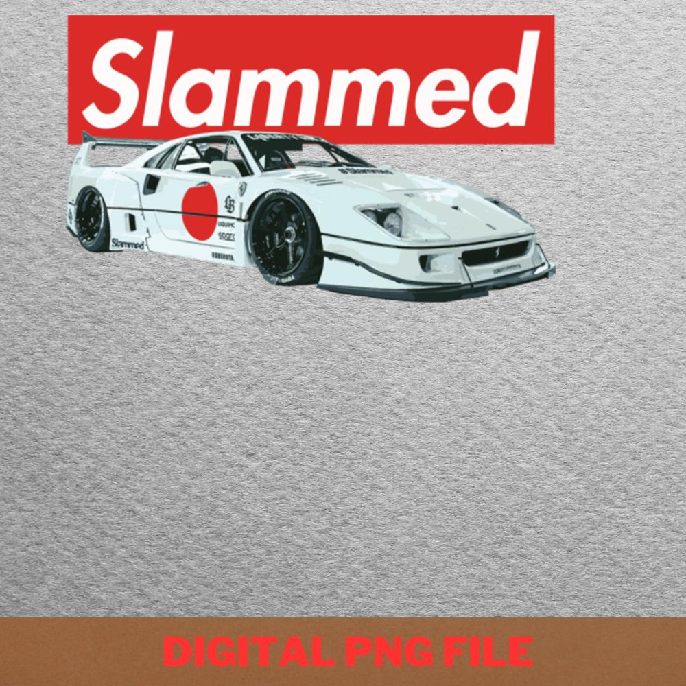 F40 Liberty Walk - Ferrari F1 Master PNG, Ferrari F1 PNG, F1 Racing Digital Png Files.jpg