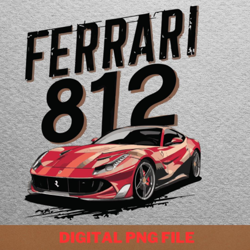 Ferrari 812 Superfast - Ferrari F1 Pole PNG, Ferrari F1 PNG, F1 Racing Digital Png Files.jpg
