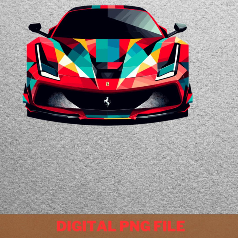 Ferrari F40 White Outline - Ferrari F1 Full PNG, Ferrari F1 PNG, F1 Racing Digital Png Files.jpg