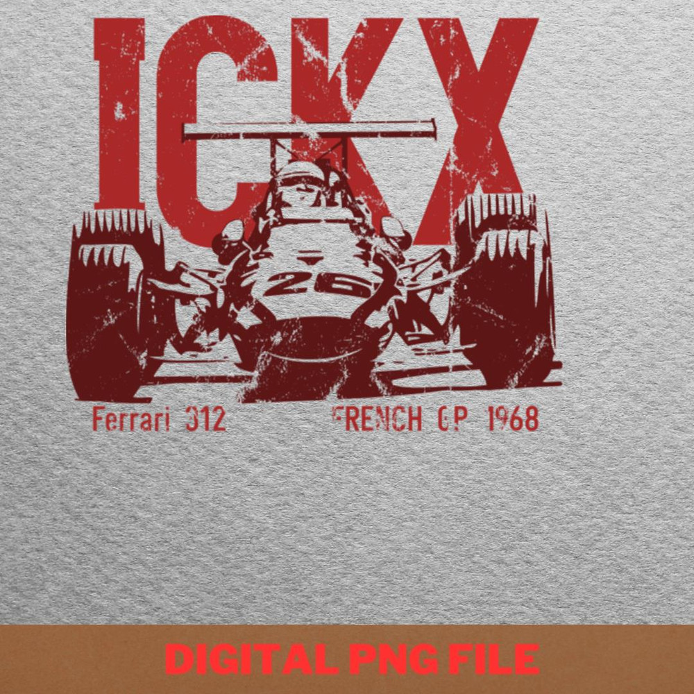 Jacky Ickx French - Ferrari F1 Reign PNG, Ferrari F1 PNG, F1 Racing Digital Png Files.jpg