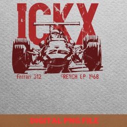 jacky ickx french - ferrari f1 reign png, ferrari f1 png, f1 racing digital png files