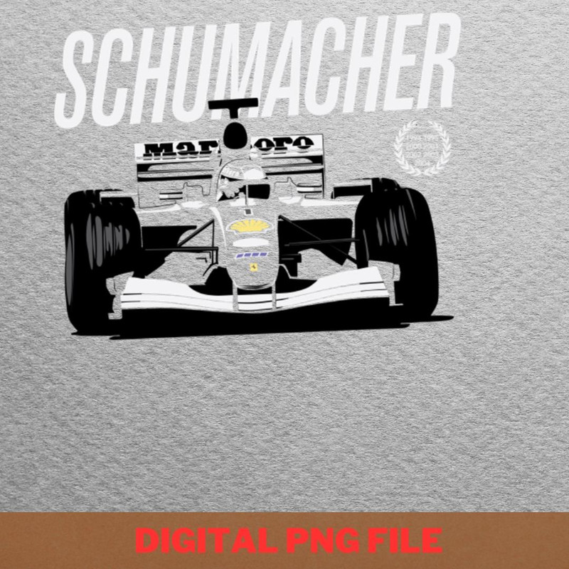 Schumacher 7 Time World Champion - Ferrari F1 Ramp PNG, Ferrari F1 PNG, F1 Racing Digital Png Files.jpg