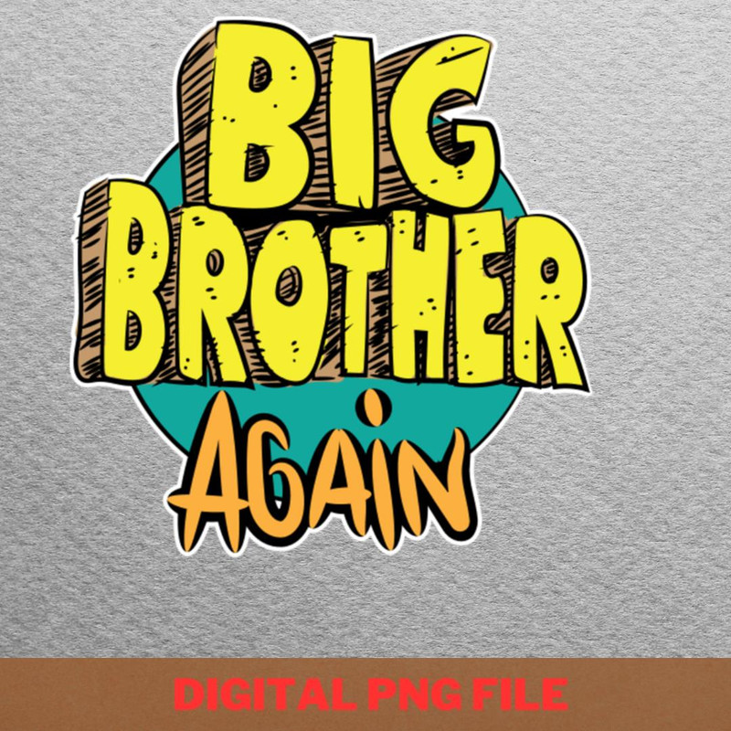 Big Brother Laughs PNG, Big Brother PNG, Funny Family Digital Png Files.jpg