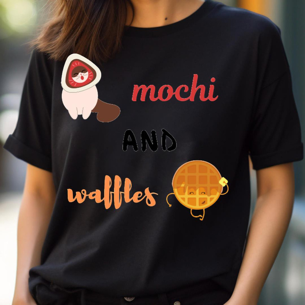 Waffles And Mochi Savor Chocolate PNG, Waffles And Mochi PNG, Japanese Mochi Digital Png Files.jpg