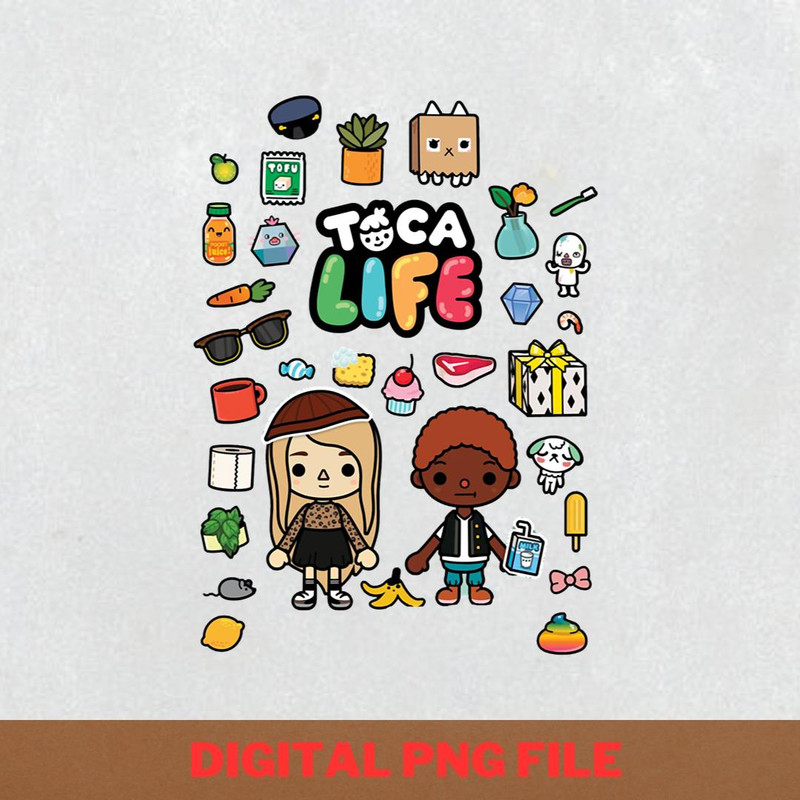 Toca Boca Hairstyles PNG, Toca Boca PNG, Toca Game Digital Png Files.jpg