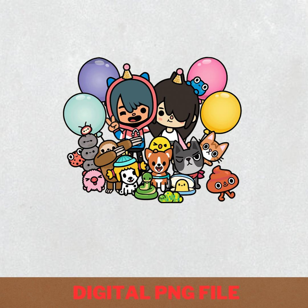 Toca Boca School PNG, Toca Boca PNG, Toca Game Digital Png Files.jpg