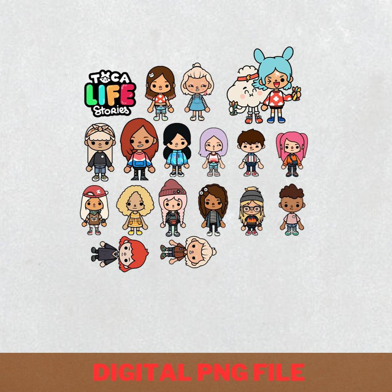 Toca Boca Superheroes PNG, Toca Boca PNG, Toca Game Digital Png Files.jpg