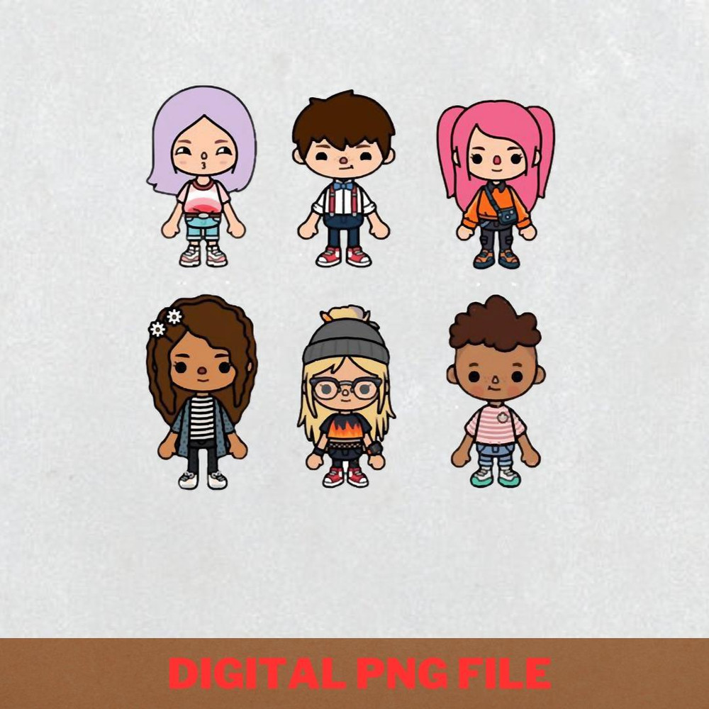 Toca Boca Dragons PNG, Toca Boca PNG, Toca Game Digital Png Files.jpg