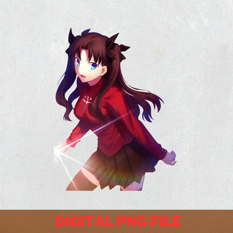 Rin Tohsaka Gambit PNG, Rin Tohsaka PNG, Fate Stay Night Digital Png Files.jpg