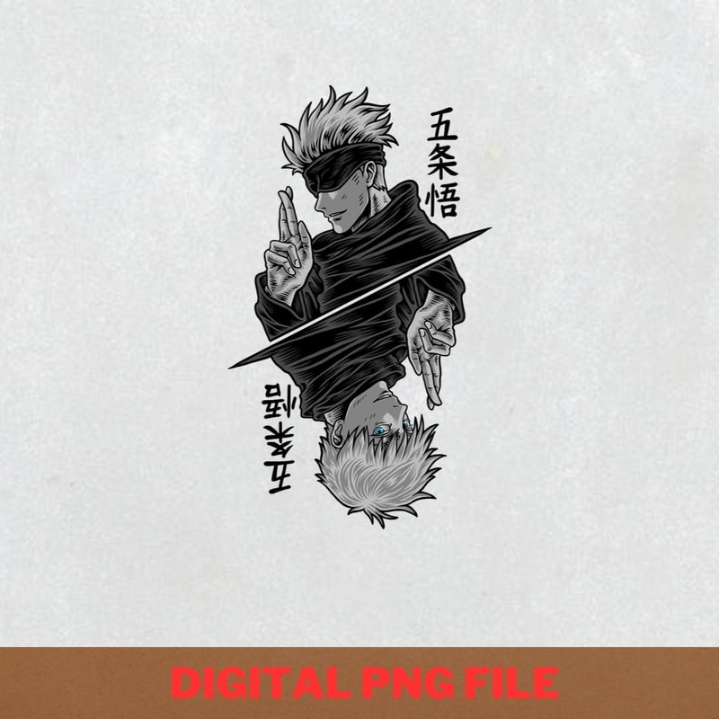 Gojo Jujutsu Kaisen True Intentions PNG, Gojo Satoru PNG, Jujutsu Kaisen Digital Png Files.jpg