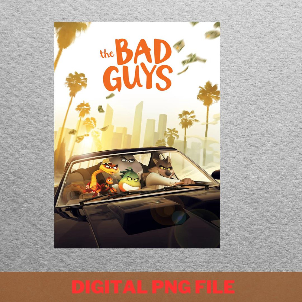 The Bad Guys Valor PNG, The Bad Guys PNG, Cartoon Animals Digital Png Files.jpg